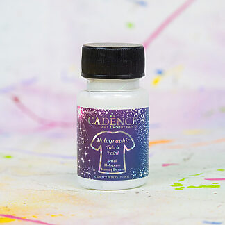CD2614 Cadence Holographic Glitter Fabric Paint 50ml.jpg